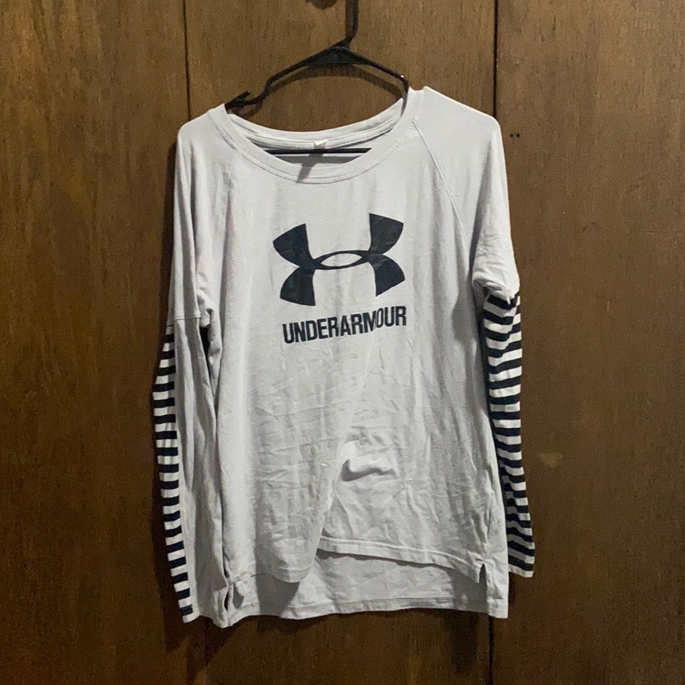 Under Armour Gray and Black long sleeve